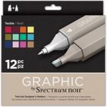 Spectrum Noir Graphic Marker Pen Set Textile | Set of 12