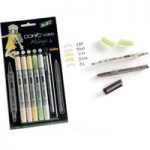 Copic Ciao 5 + 1 Marker Pen Set with a Copic Multiliner Manga #6 | Set of 6