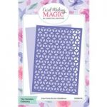 Card Making Magic Die Set 5in x 7in Cube Trellis Set of 2 by Christina Griffiths