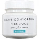 Craft Consortium Decoupage Glue & Varnish Matt Finish 125ml