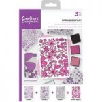Crafter’s Companion A6 Stamp Set Spring Display Set of 3 | Background Layering Stamps