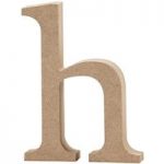 Creativ MDF Letter Lowercase H 13cm x 2cm