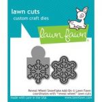 Lawn Fawn Die Set Reveal Wheel Snowflake Add-On Set of 2 | Lawn Cuts Custom Craft