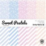 Sticker Kitten Essentials Paper Pad Sweet Pastels 6in x 6in | 30 Sheets