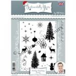 Phill Martin Sentimentally Yours A5 Stamp Set Stately Christmas Extras | Set of 20