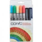Copic Doodle Kit Marker Pen Set Rainbow | Set of 7