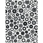 Creative Expressions Embossing Folder Cogs & Gears | 5.75in x 7.5in
