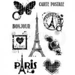 Woodware Clear Stamp Set Paris Elements
