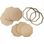 Creative Expressions MDF Hexagons With Frame