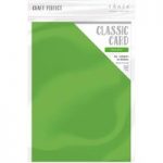 Craft Perfect A4 Classic Card Weave Textured Grass Green | 10 Sheets