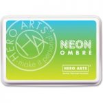 Hero Arts Ombre Ink Pad Chartreuse To Blue