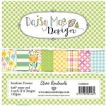 Daisy Mae Design 6in x 6in Paper Pad Sunshine Flowers