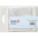 Craft UK 3inx3in Cello Bags | 50 pack