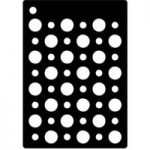 Creative Expressions Mini Stencil Double Dots