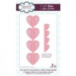 Creative Expressions Craft Dies Heart String Edger by Lisa Horton Set of 3 | Cut and Lift Collection