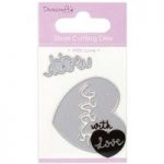 Dovecraft Die With Love Sentiment | Set of 2
