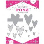 Bright Rosa Die Set Heart Band | Set of 11