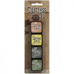 Ranger Mini Distress Ink Pad Set #10 by Tim Holtz | Set of 4
