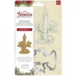 Crafter’s Companion Nature’s Garden Stamp & Die Candlelight Christmas | Poinsettia Perfection