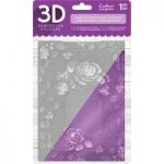 Crafter’s Companion 3D Embossing Folder 5in x 7in – Rose Bouquet