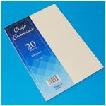 Craft UK Ivory Card 225gsm | Pack of 20