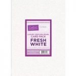 Crafter’s Companion Luxury Centura Pearl A4 Card Fresh White | 40 Sheets