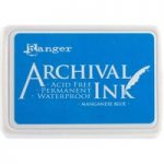 Ranger Archival Ink #0 Pad | Manganese Blue