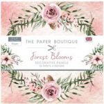 Paper Boutique 7in x 7in Decorative Panel Pad 150gsm 36 Sheets | Forest Blooms