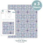 Craft Consortium Decoupage Paper Pad Turkish Baths | 3 Sheets