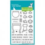 Lawn Fawn Clear Stamp Set Keep On Swimming Set of 29 | 4in x 6in