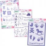 Card Making Magic Die Stamp & Stencil Bundle Baby Occasions Additions by Christina Griffiths