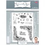 Phill Martin Sentimentally Yours A5 Stamps Vintage Antiquities Corner Set of 22 | Montage Collection