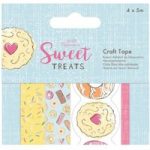 Papermania Craft Tape 5m Pack of 4 | Sweet Treats