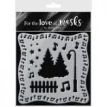 Hunkydory For the Love of Masks Carolling Cuties | 5.5in x 5.5in