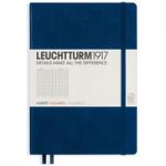 Leuchtturm1917 Navy A5 Hardcover Medium Notebook | Squared