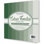 Hunkydory Paper Pad Colour Families in Hunter Green | 48 Sheets