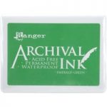 Ranger Archival Ink #0 Pad | Emerald Green