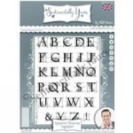 Phill Martin Sentimentally Yours A5 Stamp Set Cogphabet Set of 28 | Industrial Blueprint
