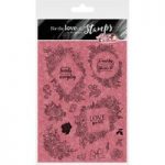 Hunkydory For the Love of Stamps A4 Set Rosy Reflections | Set of 18
