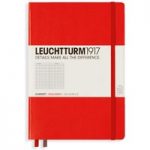 Leuchtturm1917 Red A5 Hardcover Medium Notebook | Squared
