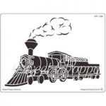 Sweet Poppy Stencils Steam Train
