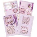 Hunkydory Notelet Set A Fabulous Finish Lilac Moments | Set of 6