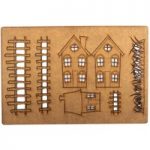 Creative Expressions Art-Effex MDF Board Houses