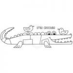 Woodware Clear Stamp Set Smile Crocodile