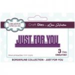 Creative Expressions Craft Dies Just For You by Lisa Horton Set of 3 | Borderline Collection
