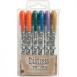 Ranger Distress Crayon Set #09 by Tim Holtz | Pack of 6