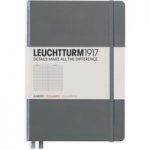 Leuchtturm1917 Anthracite A5 Hardcover Medium Notebook | Squared