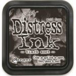 Ranger Distress Ink Pad 3in x 3in by Tim Holtz | Black Soot