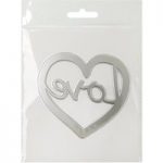 CraftStash Metal Hot Foil Stamp Love Heart | 83mm x 93mm