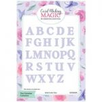 Card Making Magic Die Set Solid Alphabet Letter by Christina Griffiths